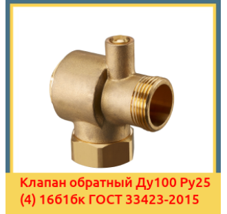 Клапан обратный Ду100 Ру25 (4) 16б1бк ГОСТ 33423-2015 в Астане