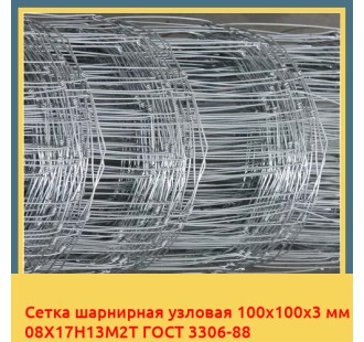 Сетка шарнирная узловая 100х100х3 мм 08Х17Н13М2Т ГОСТ 3306-88 в Астане